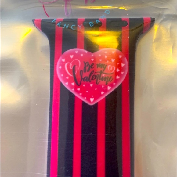 ***GREAT FOR VALENTINES DAY**** Fancy Bands Silicone Watch Band for Apple Watch - Picture 2 of 2